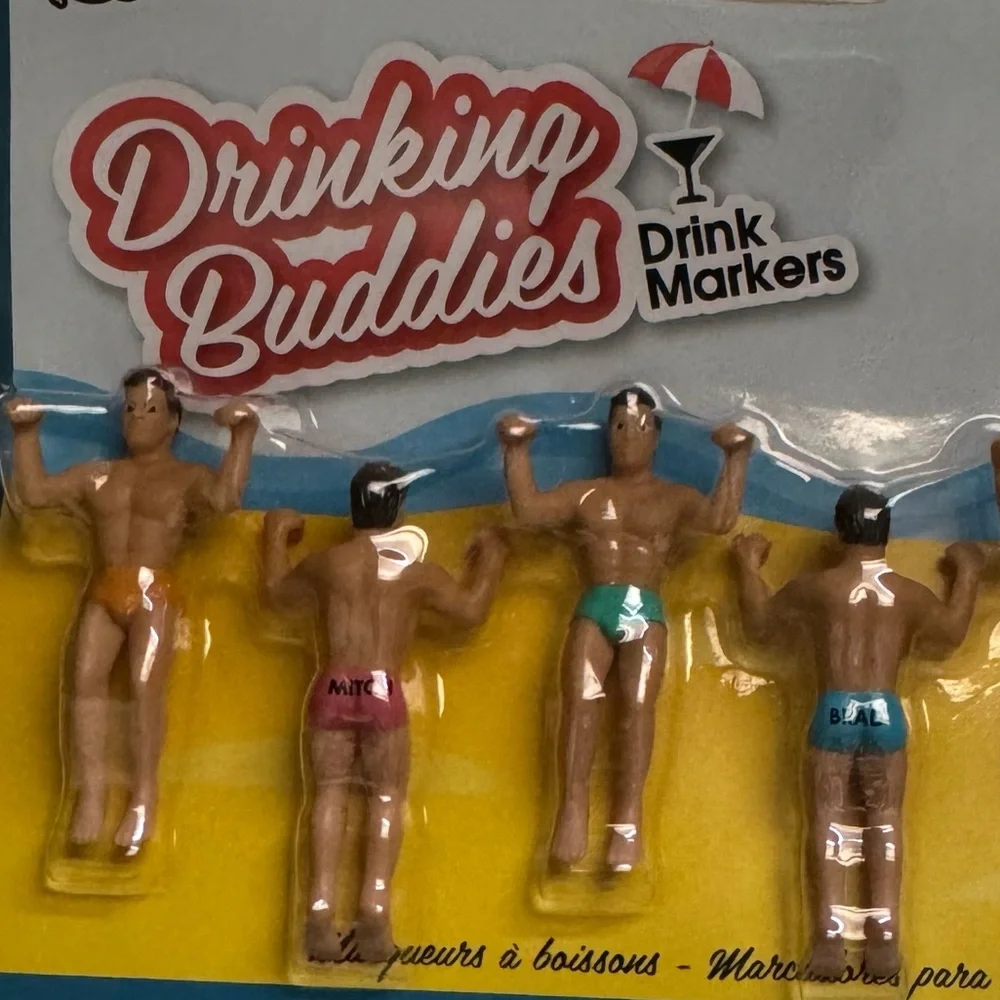Drinking Buddies Drink Markers NIP Bachelorette Party Favor Girls Night Out